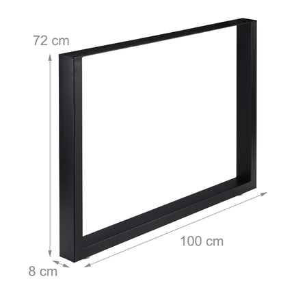 set of 2 table runners black