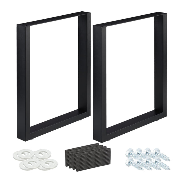 2er Set Tischläufer schwarz