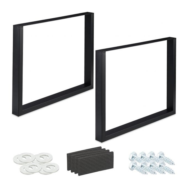 2er Set Tischläufer schwarz