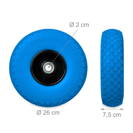 jeu de 2 roues de brouette 3.00-4