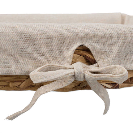 set of 3 bread baskets with fabric insert