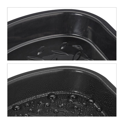 3er Set Abtropfschalen für 2 Paar Schuhe