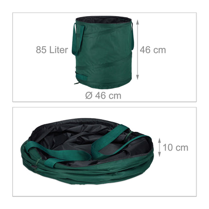 3er-Set selbststehende Laubsäcke 85L