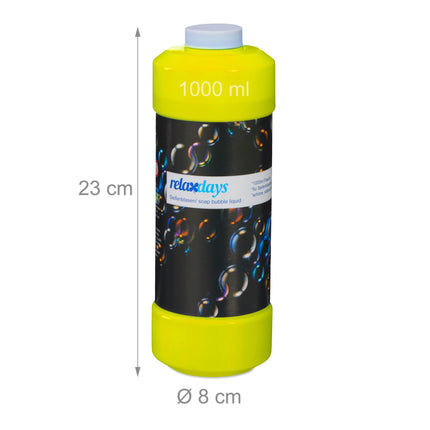3er Set Seifenblasen Nachfüllflasche 1 l