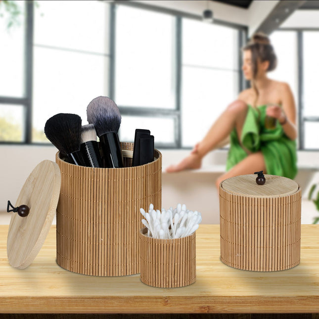 set of 3 storage boxes with lids