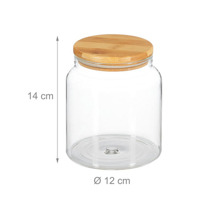 Sada 3 dóz na potraviny s víkem 1000 ml