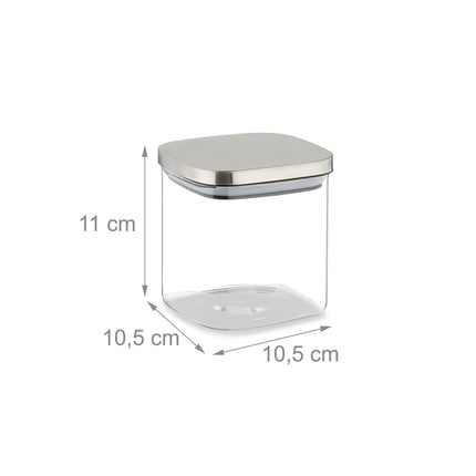 sada 3 dóz s víčkem, 600 ml