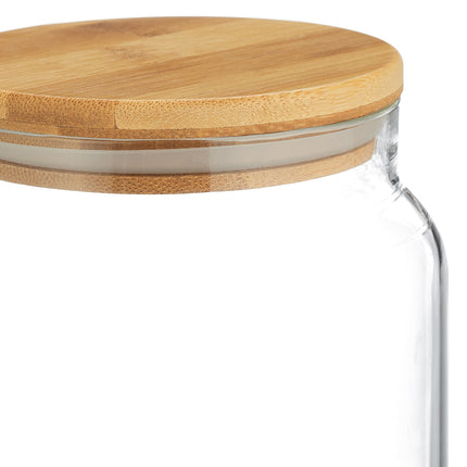 set of 3 storage jars with lids 800 ml