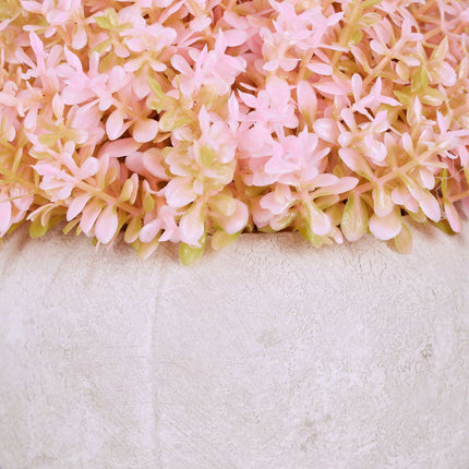 set of 4 artificial flowers in pot