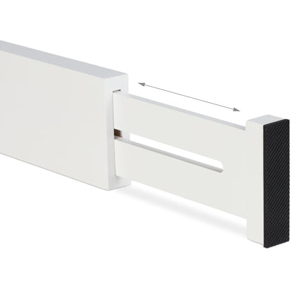 set of 4 drawer dividers in white