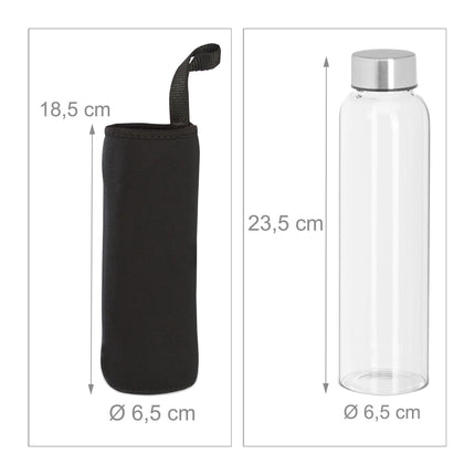 lot de 4 gourdes 500 ml