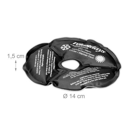 4er Set Knieschoner in schwarz