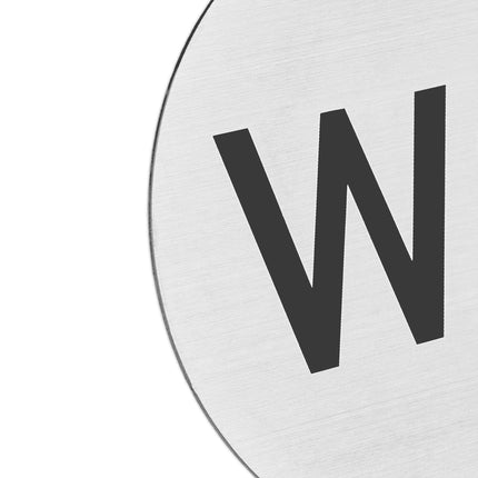 4er Set selbstklebende WC-Schilder