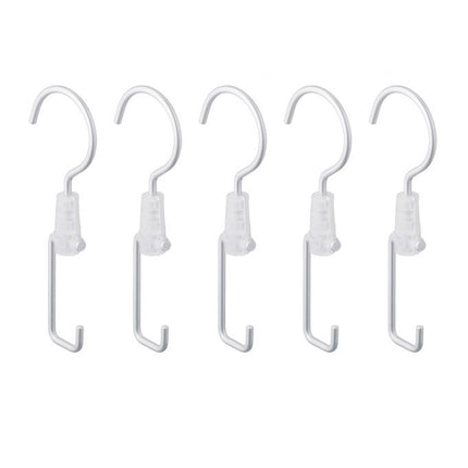 set of 5 clothes rail hooks