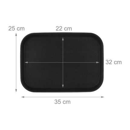 5er Set Serviertabletts 35 x 25 cm