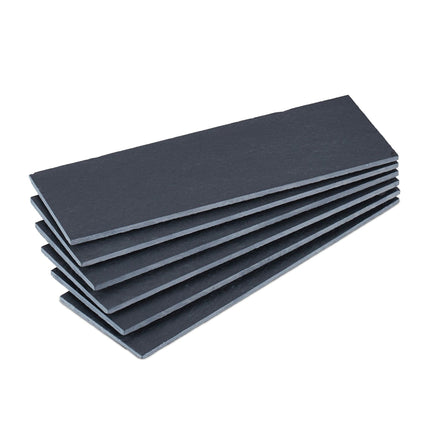 lot de 6 dalles en ardoise 30 x 10 cm