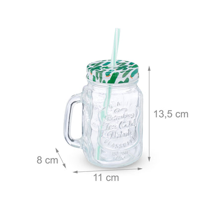 ensemble de 8 verres à boire avec couvercles en forme de cactus