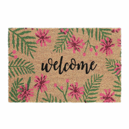 Kokosfußmatte „Tropical Welcome“