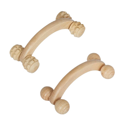 ensemble de massage en bois en 2 parties